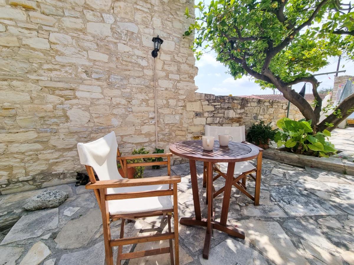 Athena'S Pool Oasis Apartment Skarinou Exterior foto