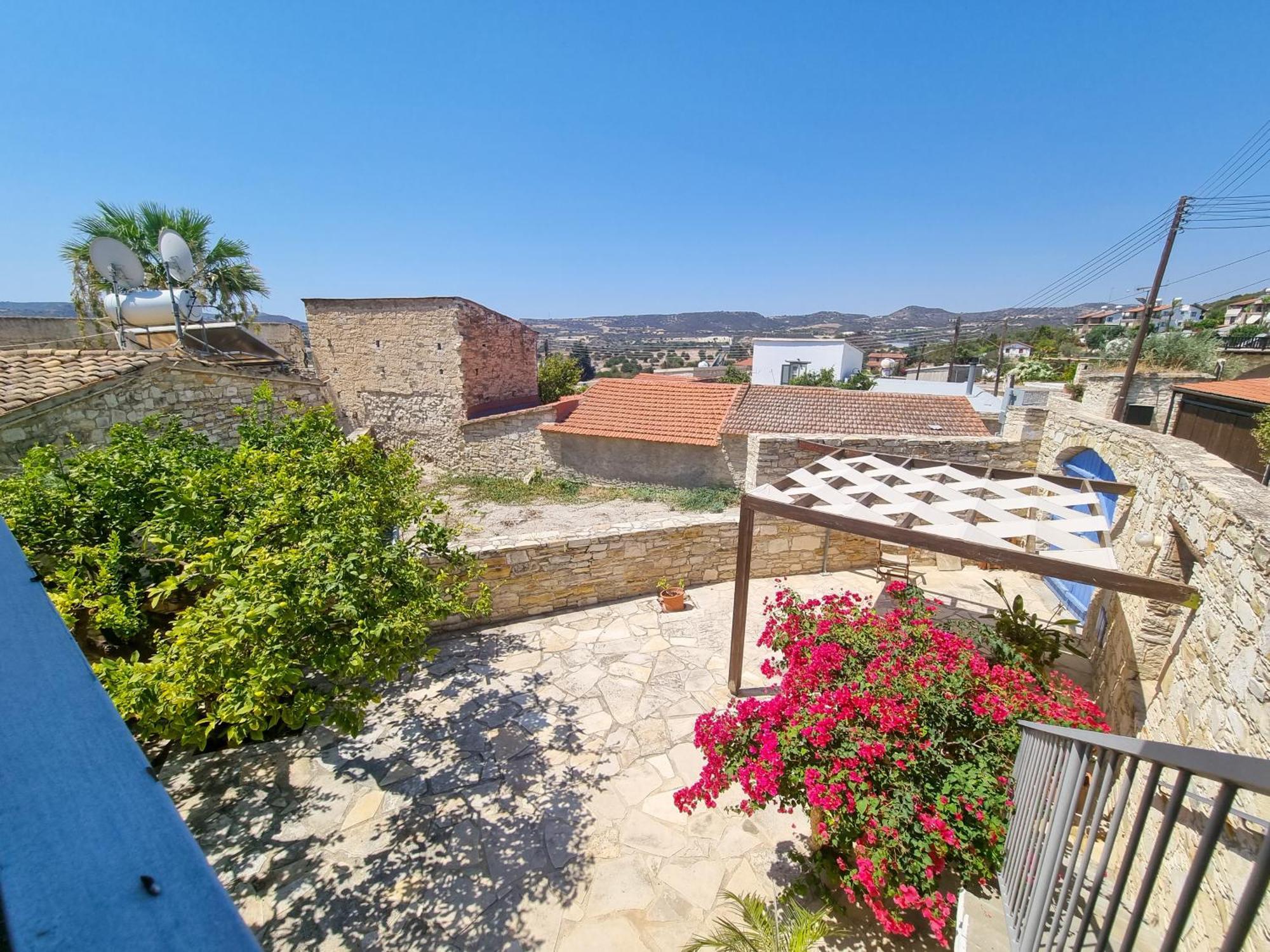Athena'S Pool Oasis Apartment Skarinou Exterior foto